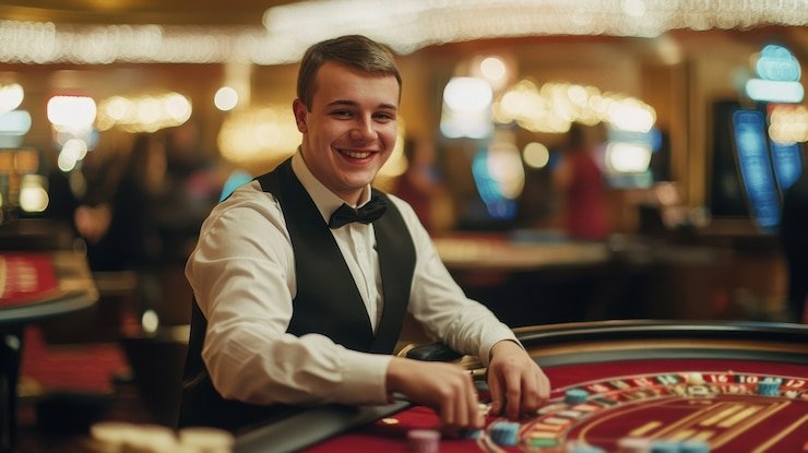 No Commission Baccarat live-dealer studio at brojp gacor